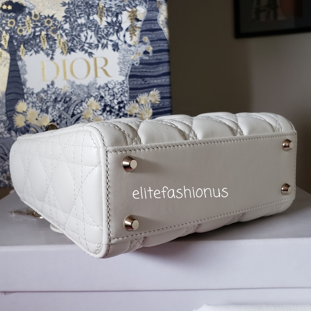 New Lady Dior mini milk gold hw - Picture 14 of 15